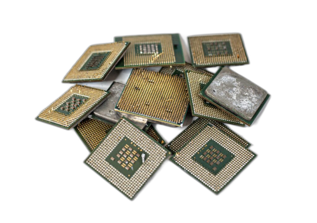 METAL BACK CPU WITH GOLDEN PINs